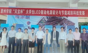 惠州学院首届“天宝杯”大学生LED驱动电源设计及节能减排科技竞赛圆满闭幕